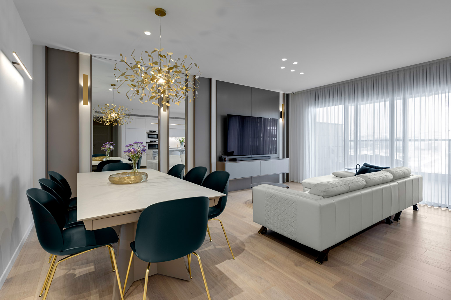 סלון ופינת אוכל - יולי אליוחין